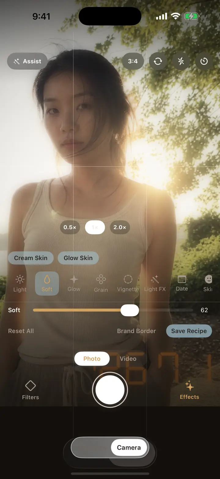 Color is the Filter. Texture is the Effect. — BOMUL Camera